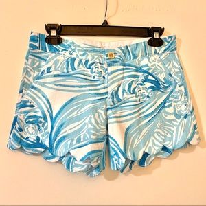 Lilly Pulitzer scalloped shorts